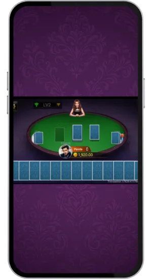 Start of the rummy table